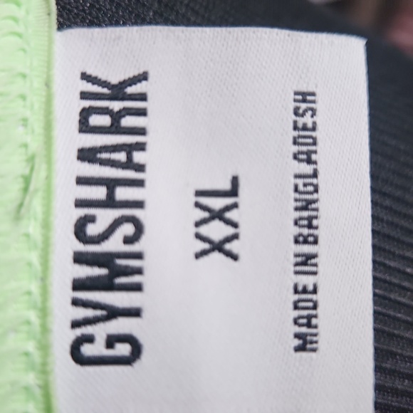 Gymshark Athleisure Green Muscle Tee Wicking Technology  Apparel - Picture 4 of 6